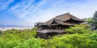 晴れた日の京都清水寺